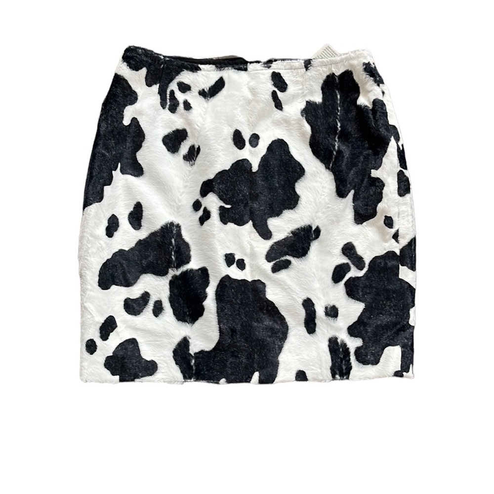 Cache Cow Print Mini Skirt Size6